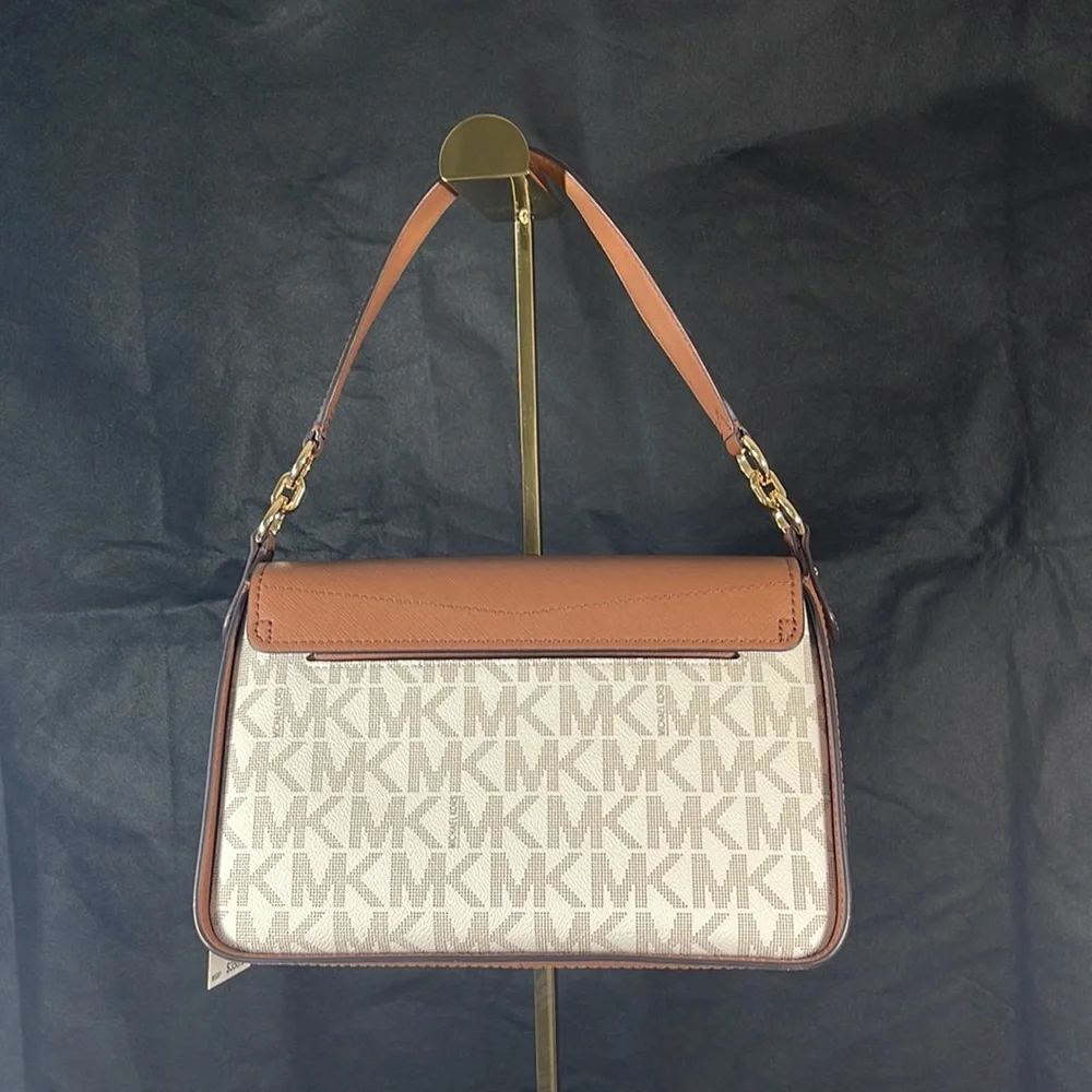NWT = MICHAEL KORS LEADER SHOULDER BAG . - Picture 4 of 8